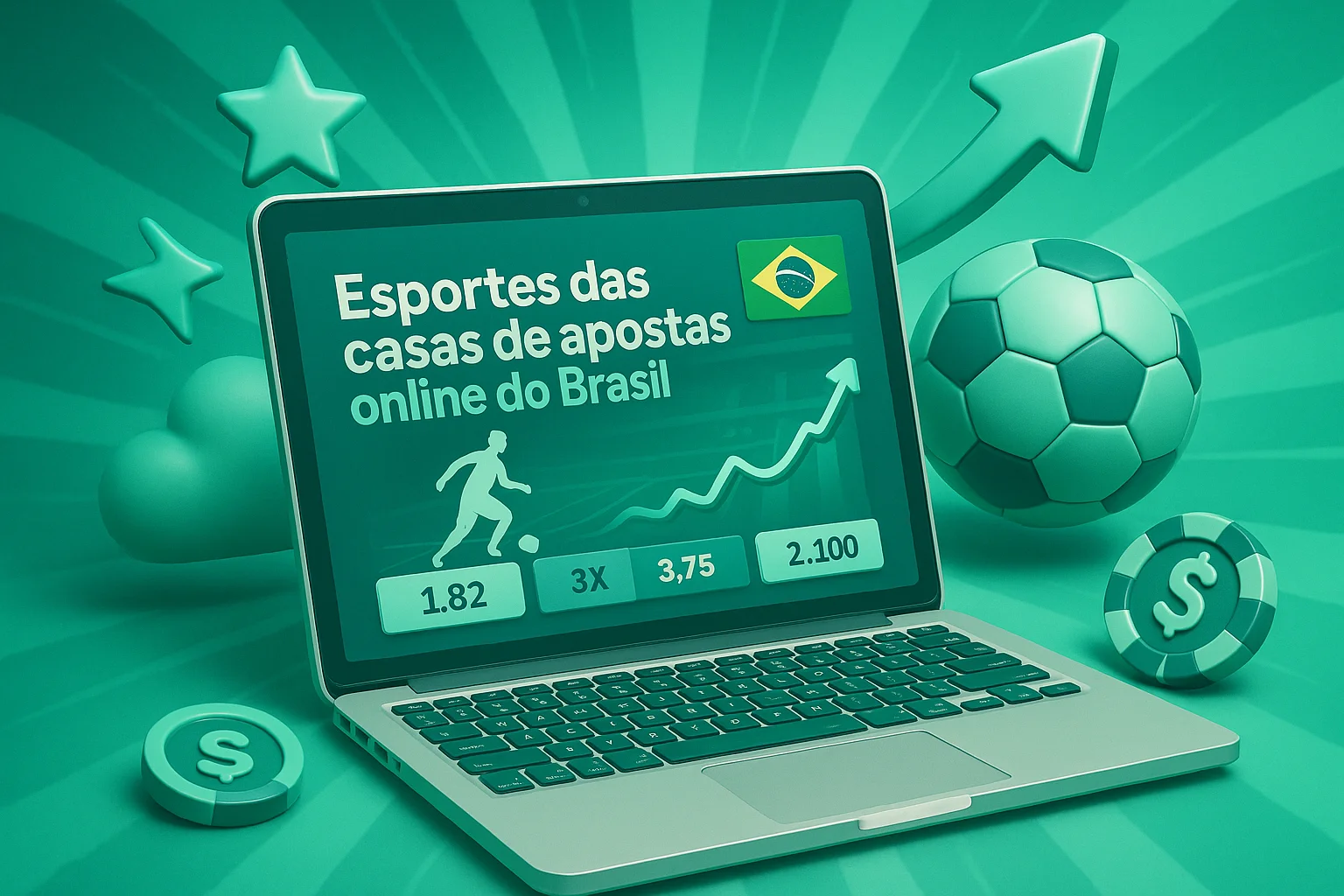 Esportes das casas de apostas online do Brasil